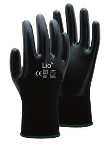 Lio 21307 13G black nylon liner with ? nitrile coating