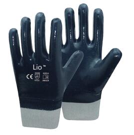 Lio 21323 Cotton jersey liner with full nitrile coating, knit wrist